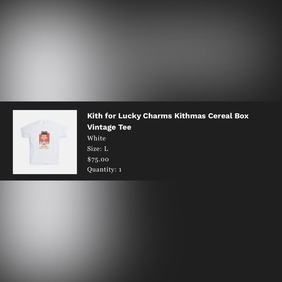 Kith x Lucky Charms “Kithmas” White T-Shirt with Lucky Kithmas Graphic - Picture 6 of 6